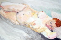 Reclining female nude