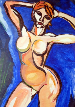 Stylised nude